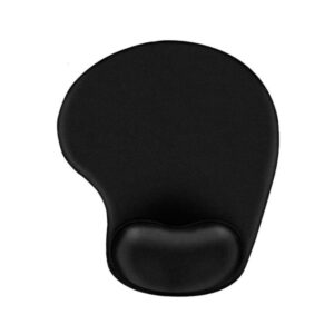 Ergonomic Mouse Pad With Wrist Support – Black