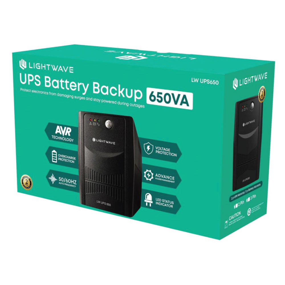 Light Wave UPS 650VA